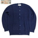 スコットランド製 送料無料 PETER BLANCE 【ピーターバランス】SADDLE CREW CARDI 727-ADMIRAL NAVY クルーネック シェットランド カーディガン セーター メンズ(男性用)【smtb-m】