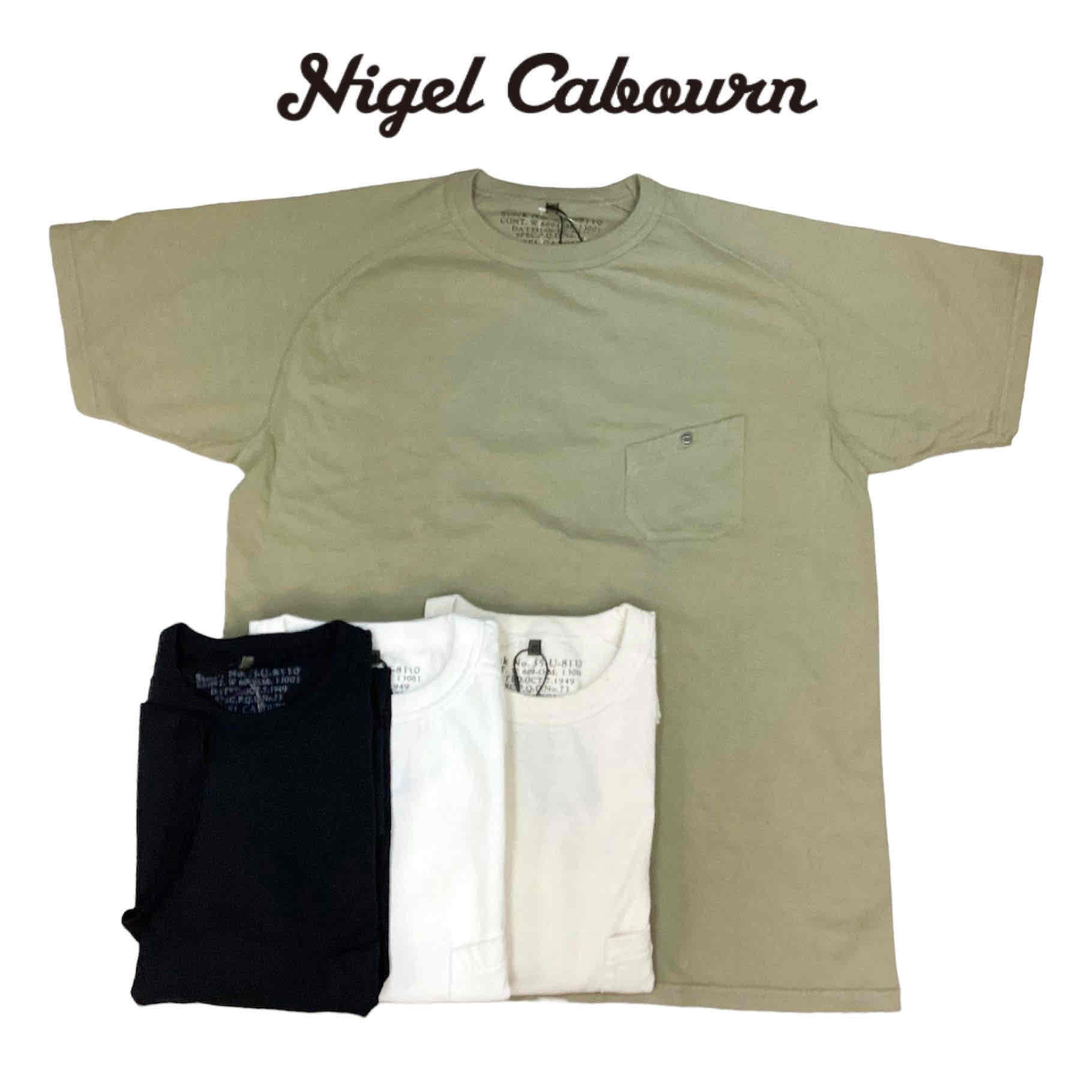 楽天インポートショップ　メイン送料無料 NIGEL CABOURN【ナイジェルケーボン】BASIC TEE ポケットTシャツ メンズ（男性用）【smtb-m】