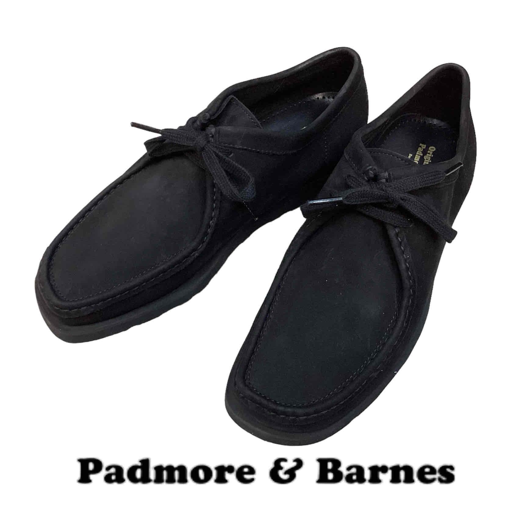 送料無料 PADMORE＆BARNESP204 NUBUCK LOW ヌバック ワラビー ローブーツ 靴 シューズ メンズ(男性用)