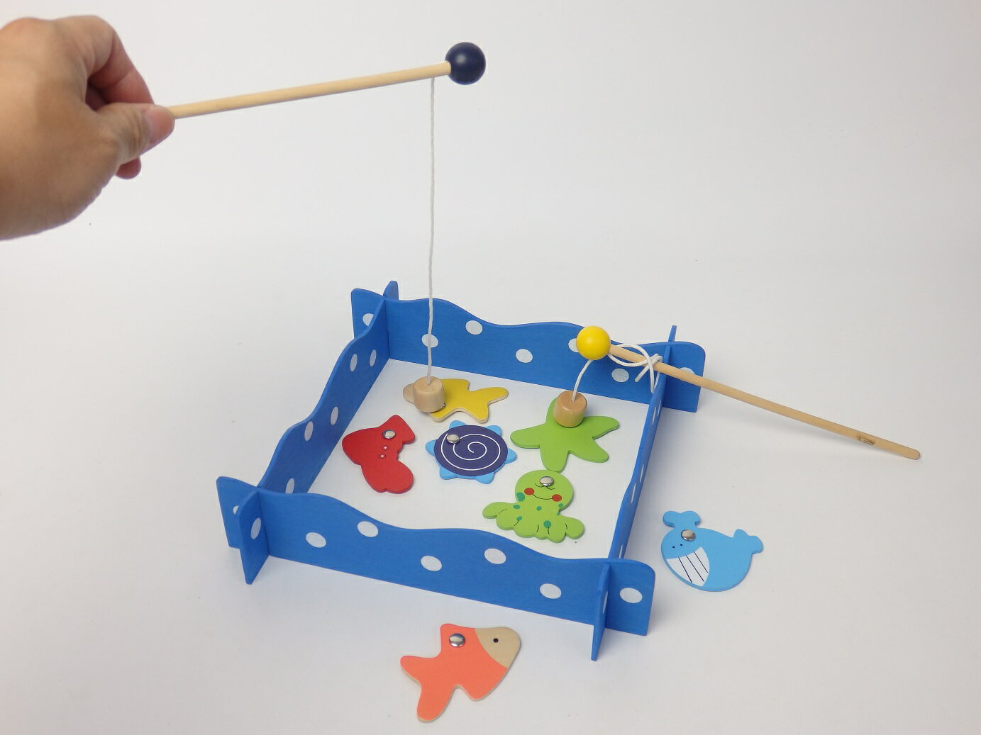 木製　さかなつりゲーム