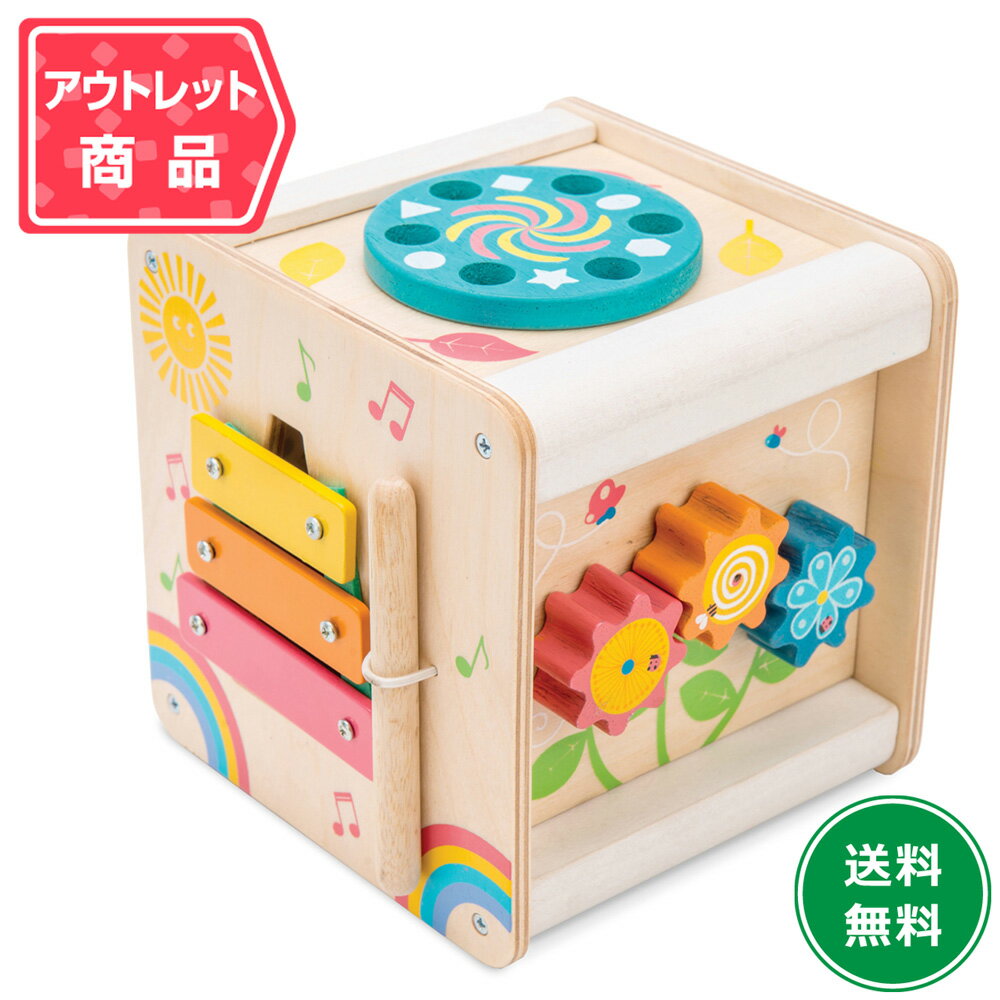 この商品は、【パッケージ破損品】です。 輸送中などにできたパッケージ破損のため、アウトレット品として通常よりもお安い価格でご提供しています。 当店は Le Toy Van（ルトイヴァン）の国内総代理店（直営店）です。 【Le Toy Van】アクティビティキューブ コンパクトな木製キューブに様々な遊びがつまっています。 小さなキューブに6つの機能をギュッとつめこみました。 めくる、たたく、回す、開く、スライドさせる等様々な動きで遊びながら指先の感覚等を鍛えます。 ※楽器は調律されていません。 【商品仕様】 商品名 Le Toy Van アクティビティキューブ セット内容 本体×1 　 サイズ 13 x 14.5 x 13 cm / 0.65 kg 素材 合板、ゴムの木、ステンレス、NR、SBR 対象年齢 CE 2歳から 備考 ※木製品の特性上、木目や節の目立ち、塗装のムラ、パーツ同士の接触による色移り、製造時に擦れによる細かい傷や小さな黒点の不着、接着剤のはみだし等が発生する場合がございます。 これらは交換補償の対象外となりますので、ご理解の程宜しく御願い致します。 ＜このようなキーワードに興味のある方におすすめです＞おもちゃ 木製 木製玩具 アクティビティ Ltv 楽しい 遊び 想像力 創造性 早期学習 教育 発達 子供 男の子 女の子 赤ちゃん 色の認知 形の認知 大きさの認知 握る くっつける つまむ さす はめる はずす ひねる 回す ねじる 指先の動作 ル・トイヴァン ルトイヴァン レトイバン レトイヴァン 楽しい 遊び 想像力 創造性 早期学習 教育 発達 子供 男の子 女の子 赤ちゃん ごっこ遊び 指先 ひねる 叩く つまむ お祝い 出産祝い 御出産御祝 ご出産御祝い 出産御祝 出産内祝い 内祝い 誕生日 お誕生日 祝御誕生日 御誕生日 バースデー バースデイ バースディー 初節句 節句 端午の節句 ひな祭り 雛祭り 桃の節句 子どもの日 子供の日 入園祝い 入園お祝い 入学祝い 入学お祝い 幼稚園 保育園 クリスマス クリスマスプレゼント Xmas クリスマスギフト お正月 年賀 お年玉 七五三 七五三御祝い 百日祝い 100日記念日 半年記念日 ハーフバースデー マタニティギフト パーティー お宮参り 木製玩具 安全 安心 舐めても安全 安全な塗料 人気 ランキング おすすめ おしゃれ 可愛い カワイイ かわいい Instagram インスタ映え 便利 専門店 ラッピング クリスマスラッピング 送料無料 ギフト ギフトセット オリジナル 男の子 女の子 赤ちゃん あかちゃん ベビー ベイビー Baby 兄弟 姉妹 子供 子ども こども 孫 従妹 いとこ 姪 甥 姪っ子 甥っ子 職場 先輩 後輩 同僚 友達 友人 親友 知り合い ママ友 0歳 0才 6ヶ月 6カ月 6か月 1歳 1才 一歳 一才 2歳 2才 二歳 二才 3歳 3才 三歳 三才 4歳 4才 四歳 四才 5歳 5才 五歳 五才 幼児 乳児 乳幼児 小学生 ルトイヴァン ルトイバン レトイバン レトイヴァン レ・トイ・バン ル・トイヴァン le toy van letoyvan るといばん モンテッソーリ教育 モンテッソーリ 男子 女子 男児 女児こちらの商品に近いおすすめアイテムLe Toy Van アクティビティキューブ 6,380円Le Toy Van スペースロケットデュオ 4,950円Le Toy Van アニマルスタッカー サニ3,080円Le Toy Van アニマルスタッカー ダイ3,080円Le Toy Van アクティビティテーブル 17,600円Le Toy Van 海賊船 ルトイバン 保育11,000円 Le Toy Van ドールベッドセット ル8,800円Le Toy Van ショッピングカート ルト14,300円Le Toy Van ポップコーンメーカー ル7,480円NEW！新着アイテムはこちら2026/9/30UNO ウノ カードケース キャリーバッグ 専2,200円2026/9/29ぷっくりぽっこり 偕成社 絵本 保育 読み聞か880円2026/9/29ぶうぶう 偕成社 絵本 保育 読み聞かせ 赤ち990円ご好評につき【再入荷】しました2026/9/30お医者さんセット ごっこ遊び お医者さんごっこ6,380円2026/9/30ヘアードレッサーセット おままごと ごっこ遊び5,280円2026/9/29日本童話の名作！手ぶくろを買いに1,760円2026/09/30 更新