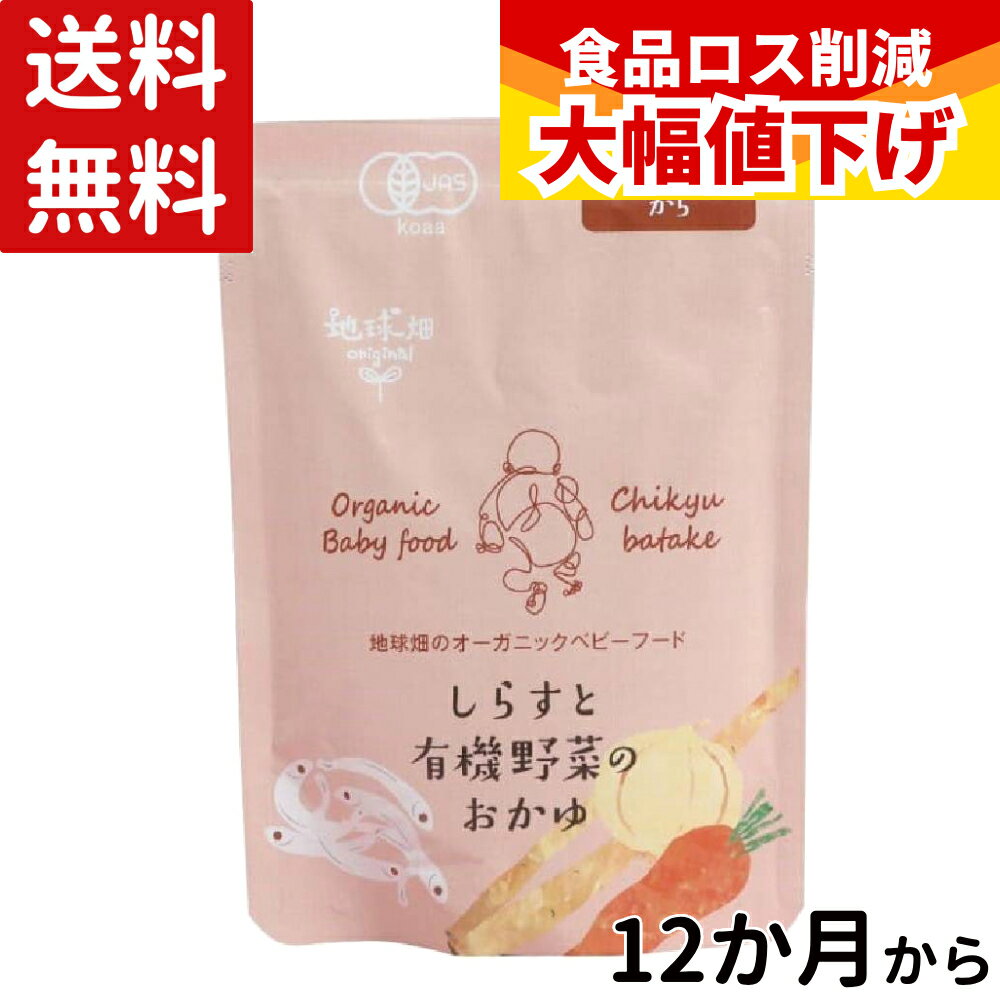 Other - 【特価】 地球畑 しらすと有機野菜のおかゆ 100g 12ヵ月期～ 離乳食 おかゆ しらす たまねぎ ごぼう ひじき 有機 JAS 赤ちゃん 12か月 12カ月 ギフト プレゼント 有機野菜 鹿児島県産 乳幼児規格適用商品