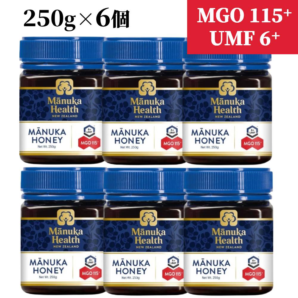 富永貿易 マヌカハニー MGO115+ UMF6+ 250g はちみつ 蜂蜜 健康維持 抗菌 のどケア