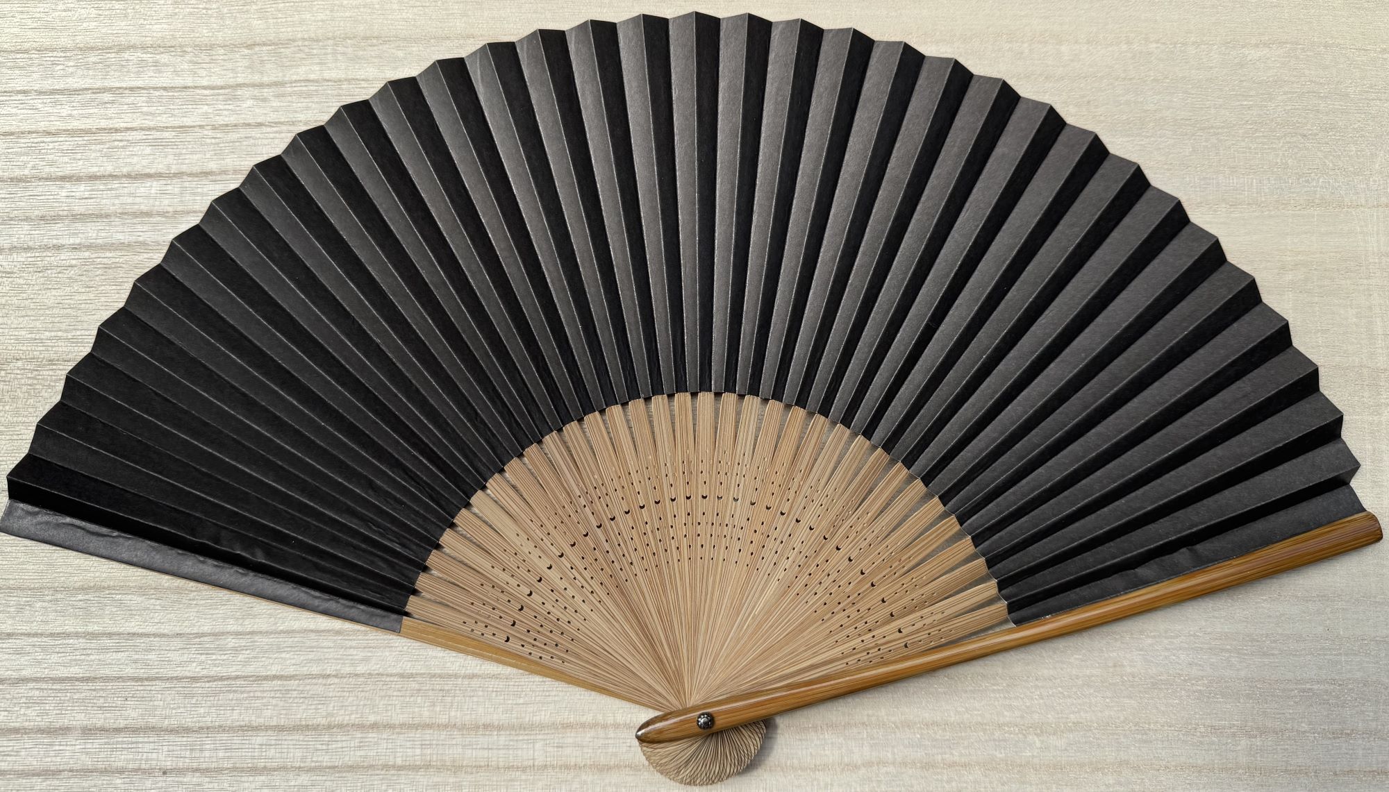 舞龍堂　紳士扇子 　紙扇子　鶴亀　ギフト　メール便で送料無料