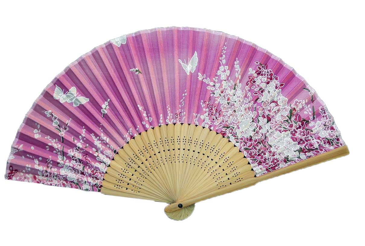 夏場定番　舞龍堂　婦人扇子　秋草蝶　全2色 メール便で無料