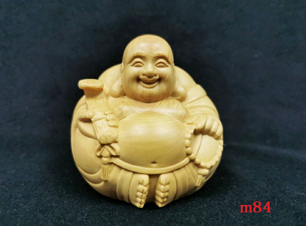 楽天市場】木彫り 布袋様の通販