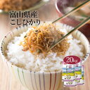  米 20kg コシヒカリ 富山県産 令和5年産 送料無料 お米 白米 精米 こしひかり 5kg×4袋 20キロ 単一原料米 安くて美味しい 生活 両親 出産 引っ越し 挨拶 贈り物 ギフト 香典 お返し おこめ おくさま印 備蓄米