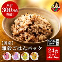 【LINE新規登録で150円OFFクーポン】 パックご飯 玄米 雑穀米 セット 4種24個 160g 雑穀 発芽玄米 もち麦 十六雑穀 お米 無添加 国産 パックごはん ご飯パック ごはんパック パック レトルト ご飯 御飯 レンジで簡単 温めるだけ 食べれる 防災 送料無料 備蓄米