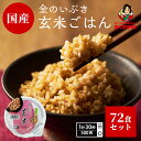 【LINE新規登録で150円OFFクーポン】ご飯パック 金のいぶき玄米ごはん 宮城県産 72個セット 160g おくさま印 お米 レトルト 食品 無添加 国産 ...