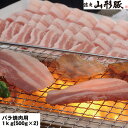 【条件達成でポイント最大10倍!】山形 山形県食肉公社認定 山形豚 バラ焼肉用 1kg (500g×2) セット 豚肉 冷凍 美味しい 食べ物 ギフト 贈答品 ...