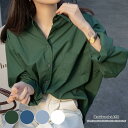 オーバーサイズシャツ トップス シャツ ブラウス デザイン 服 きれいめ カジュアル 大きいサイズ ゆったり おしゃれ カジュアル夏 夏服 韓国ファッション