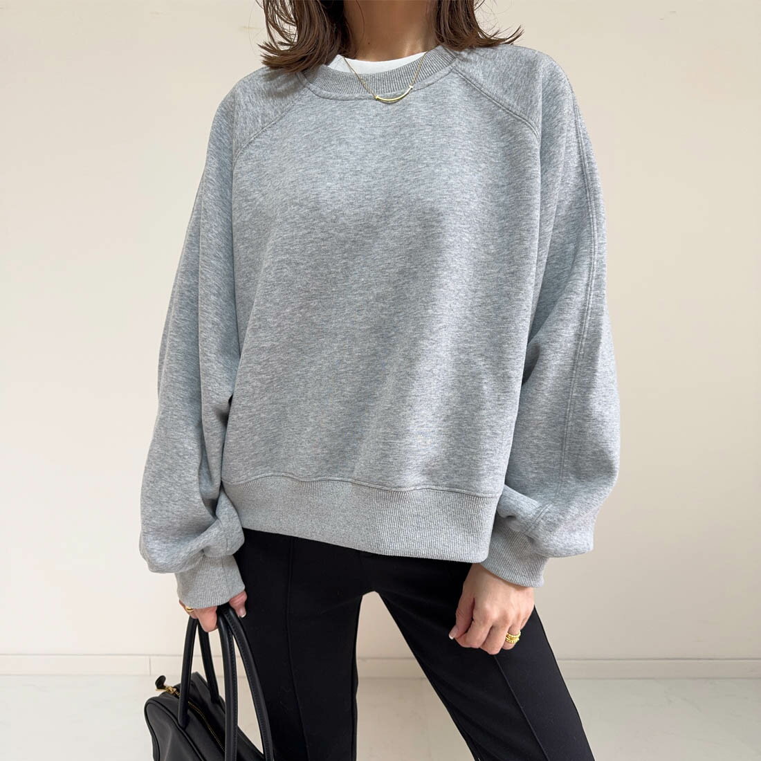 Rive ボリュームスリーブスウェット