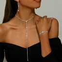【アクセサリー4点セット】セット ネックレス・ブレスレット・ピアス(両耳) Yネックレス トップ 結婚式 アクセサリーセット パーティー セレモニー オケージョン リング ピアス ネックレス ドロップモチーフ カジュアル エレガント おしゃれ