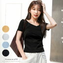 トップス トップス きれいめ トップス 半袖 トップス 半袖 トップス tシャツ 無地 vネック vネック tシャツ vネック tシャツ 夏 夏服 韓国ファッション