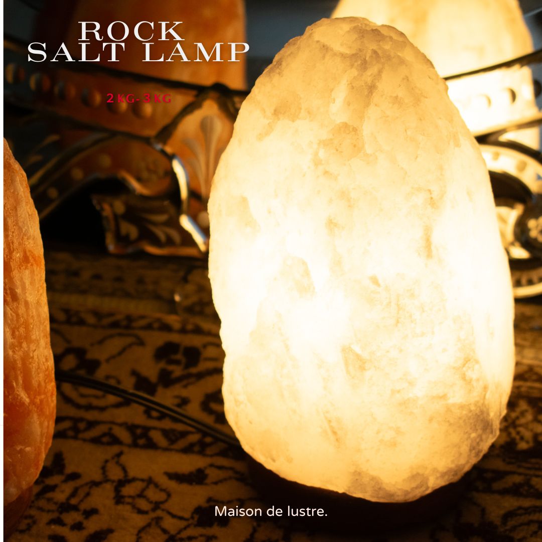 岩塩ランプ　ナチュラル岩塩ランプ2-3kg（ソルトランプ） 照明 電気スタンド 置物 卓上 間接照明 照明..