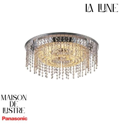シャンデリア LUNA ルナ【送料無料】 LED内蔵 調光対 6畳用 8畳用 照明 天井照明 リビング ダイニング ベッドルーム 店舗 1年間保証 Panaso...