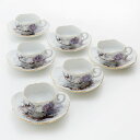 MEISSEN マイセン アーモンドの木 カップ&ソーサー 6客セット 神戸本店にて展示販売中 / シノワズリ アーモンドツリー 輸入雑貨 アウトレット