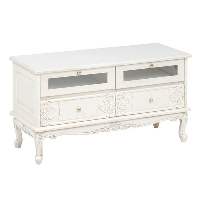 テレビ台 幅105cm/ ヴィオレッタ テレビボード TV台 引出し 引き出し 猫脚 猫足 インテリア 雑貨 高級 ..