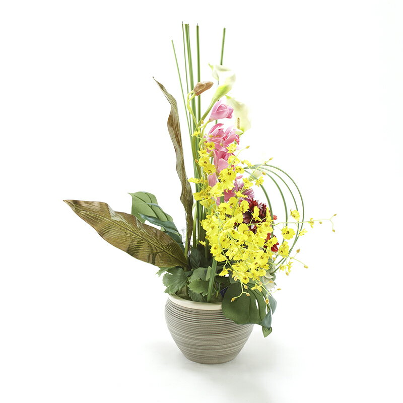 オペレッタダリアアレンジ 幅80cm 花 造花 フラワー フラワーアレンジメント きれい 輸入家具 メゾン ド マルシェ オペレッタダリアアレンジ 幅80cm 花 造花 フラワー フラワーアレンジメント きれい 輸入家具 メゾン ド マルシェ