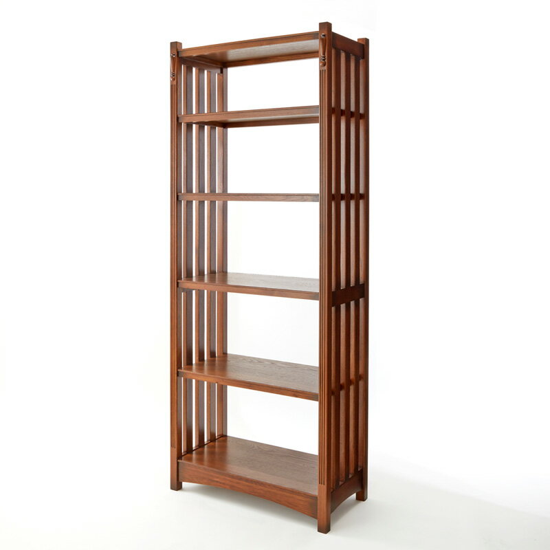 オールドタイムス 5段シェルフ 幅76cm / 収納 棚 5段 アンティーク スタイル クラシック オーク材 輸入..