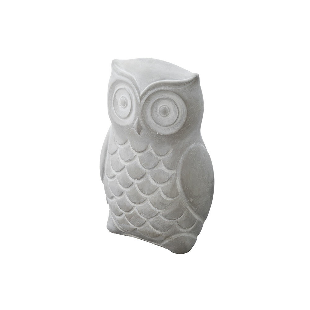 ガーデンオーナメント ふくろう Mサイズ / ガーデニング ガーデン オブジェ 置物 アンティーク風 シャ..