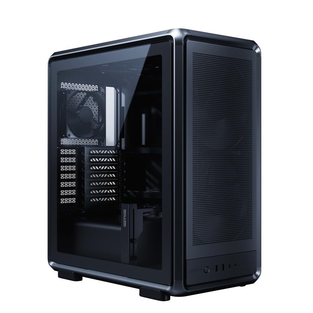 Cooler Master MasterFrame 500 Mesh Black 柔軟なカスタマイズが可能なモジュラー式内部設計を採用 フロントに200mmファン×2基標準搭載 PCケース 