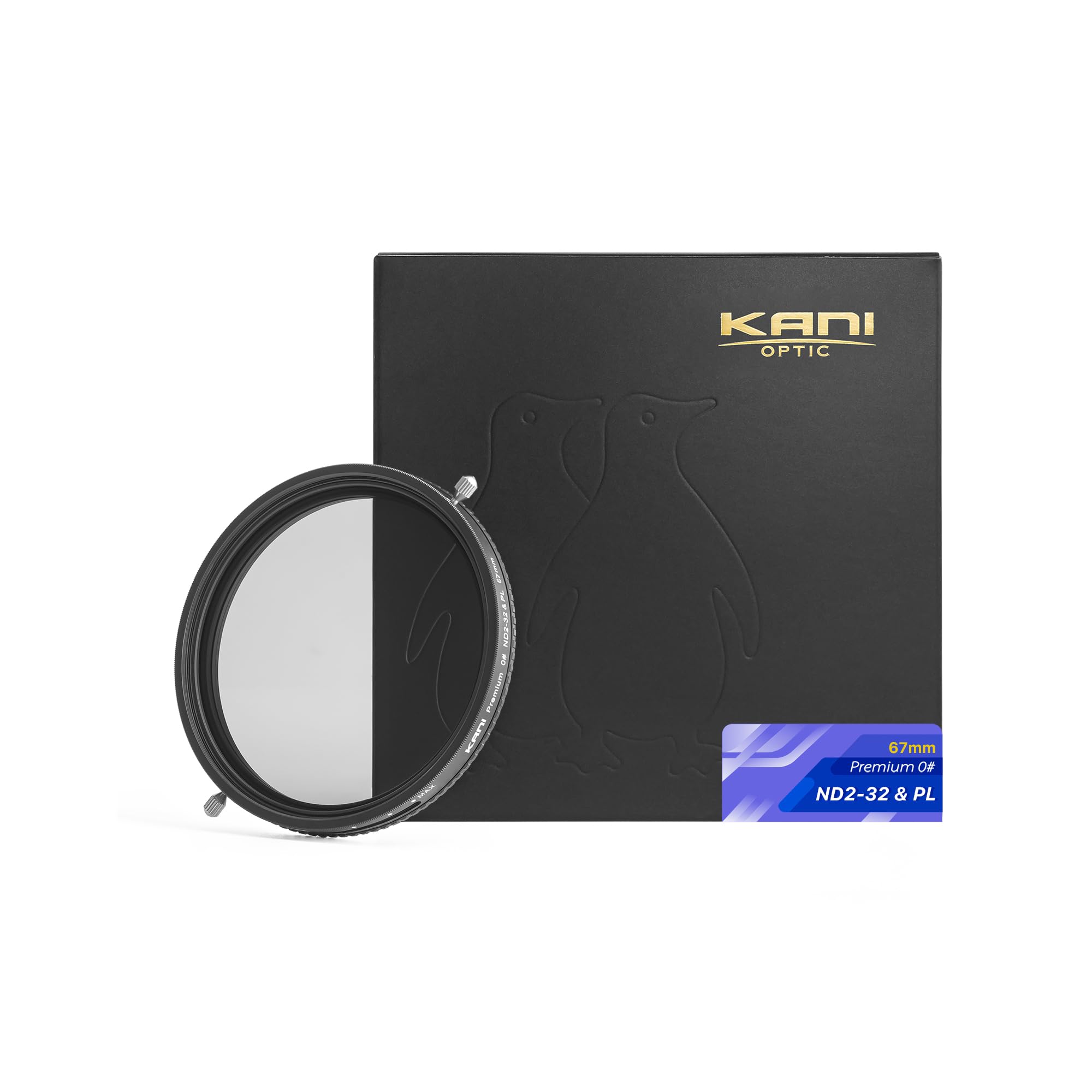 KANI 67mm 可変NDフィルター ZeroSharpシリーズ ND2-32+PL 減光効果最大5絞り分 多用途フィルター 色再現性向上 高濃度時X状ムラ抑制 低反射 撥水 撥油 防汚 ナノコーティング 817563