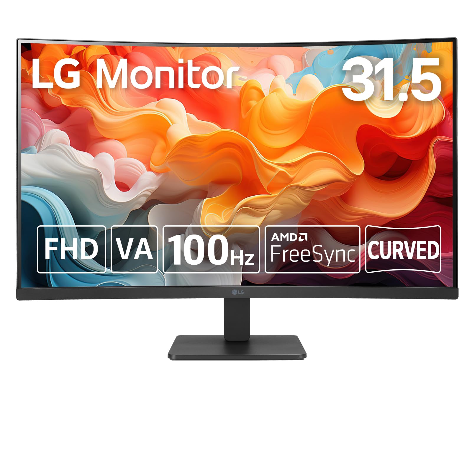 Rakuten - 32MR50C-B 31.5インチ LG モニター/アンチグレア/1920×1080/100Hz/5ms（GTG）/FreeSync™/DAS/ブラックスタビライザー/D-sub/HDMI/チルト調整対応