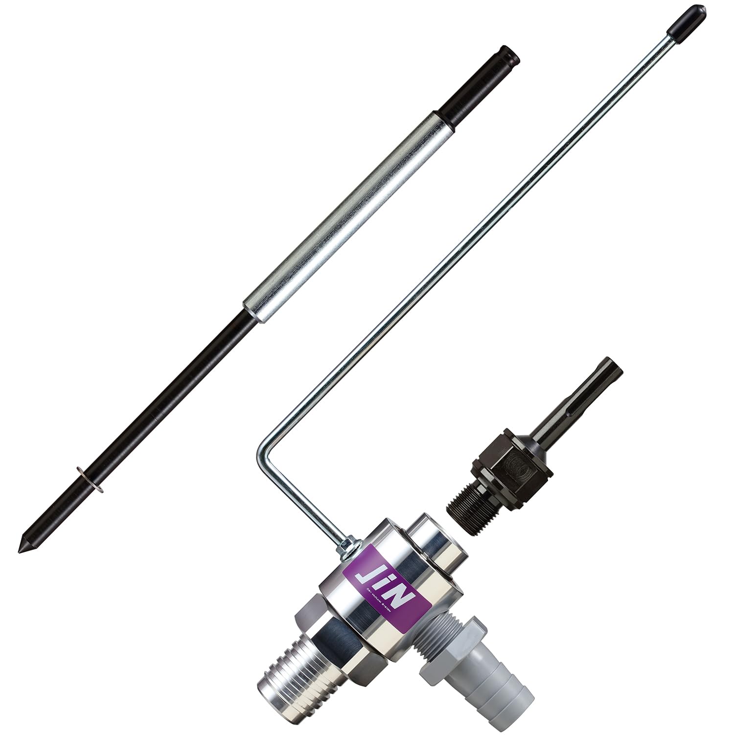 コバルテック(Cobaltech) 集塵機能付乾式ハンドコアドリル専用 集塵シャンクフルセット JiN SDS-Plusドリル センターピン付属 JSF-SDS