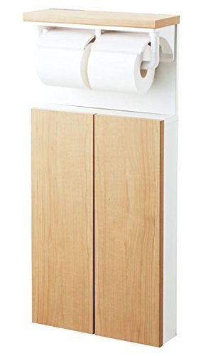 Rakuten - LIXIL(リクシル) INAX 埋込収納棚 トイレ用 紙巻器付 インテリアリモコン対応 ホワイト TSF-211U/WA