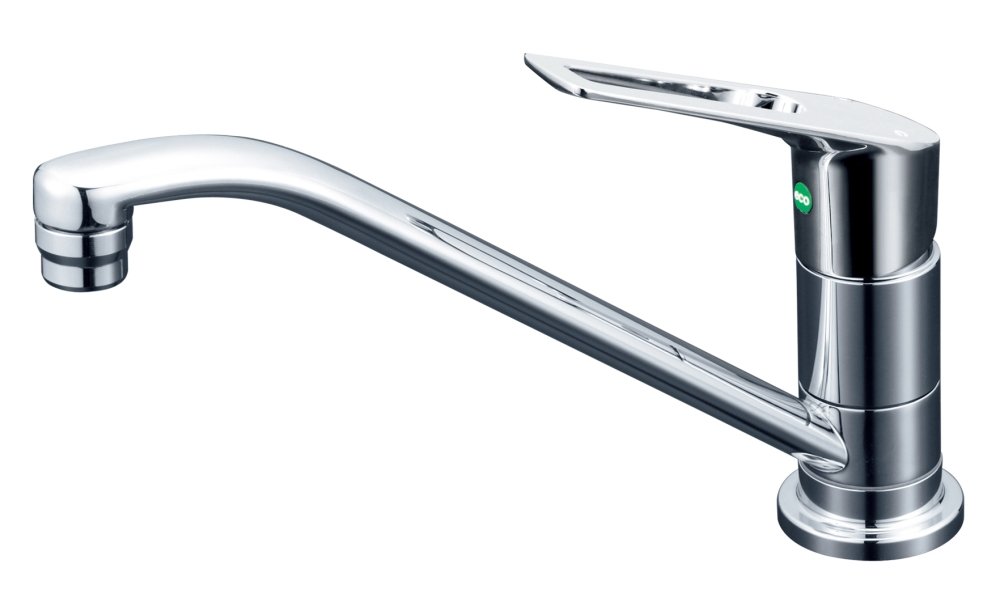 Rakuten - KVK eレバー 流し台用シングルレバー式混合栓 取付穴兼用型 KM5011UTEC
