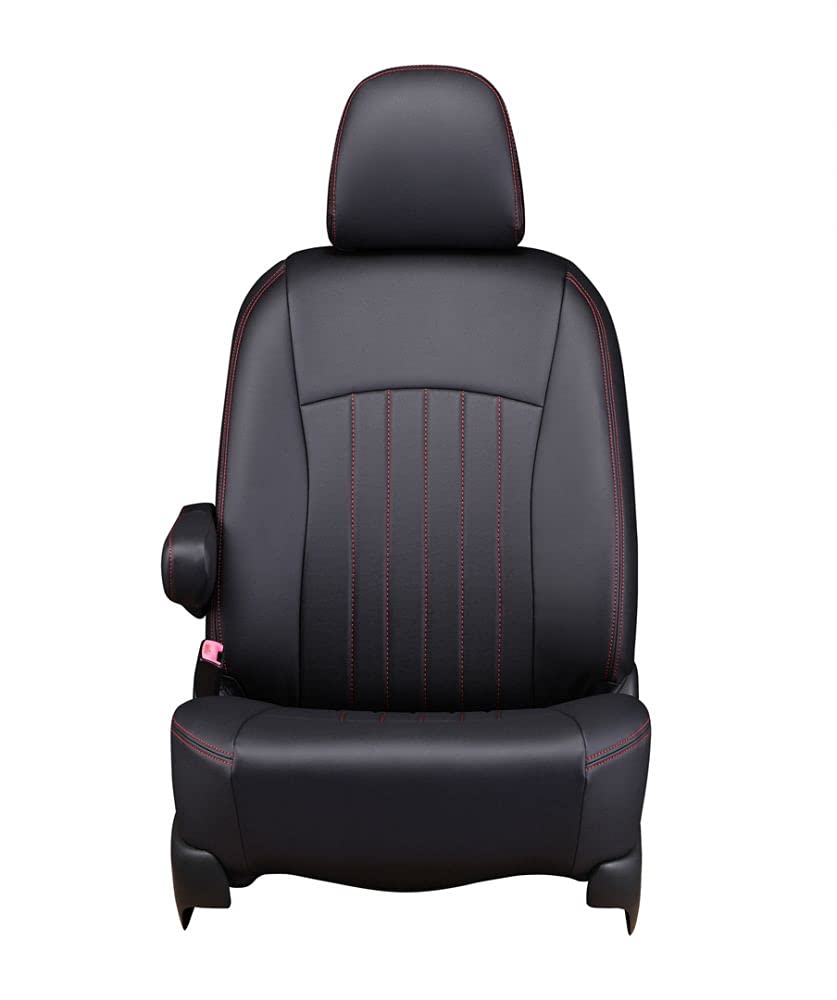 Rakuten - クラッツィオ(Clazzio) シートカバー 全席セットルークス/EKスペース B44A / B45A / B47A / B48A / B34A / B35A / B37A / B38A R2(2020)/4~ Clazzio ライン ブラック×レッド E