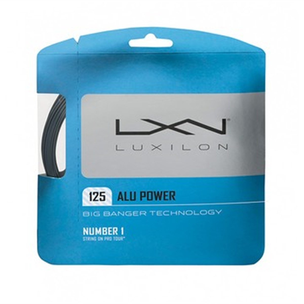 Rakuten - LUXILON(ルキシロン) テニス ストリング ガット ALU POWER 125(アルパワー 125) 220mリール シルバー WRZ9901SI