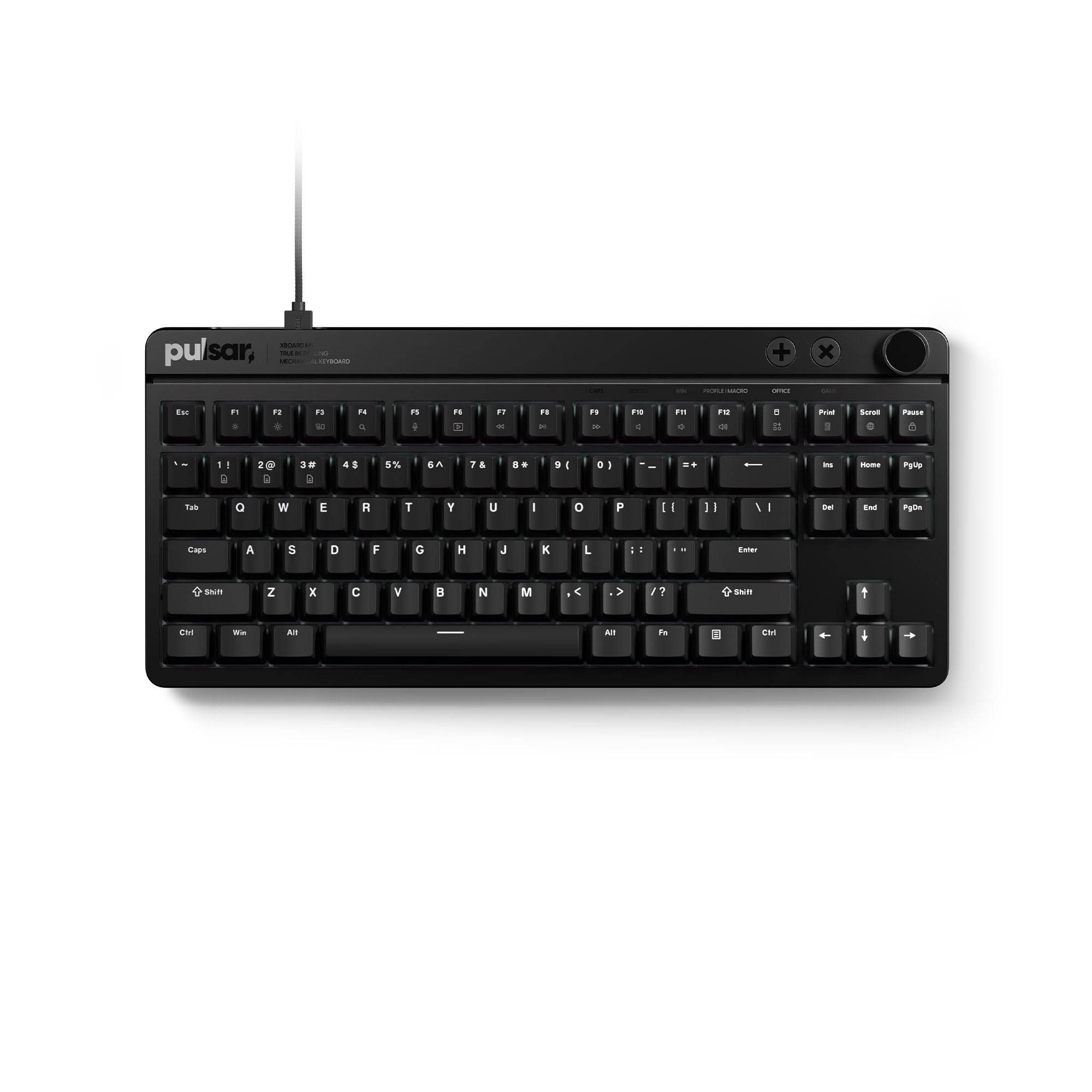 Pulsar Gaming Gears XBOARD MS ゲーミング キーボード ANSI 英語配列 88キー CHERRY MX2Aスイッチ 8K Polling Rate