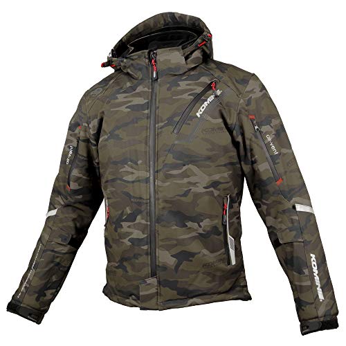 Rakuten - コミネ(KOMINE) バイク用 プロテクトソフトシェルウィンターパーカ-イフ Camouflage 3XL JK-579 1066 秋冬春向け 防寒 CE規格レベル2 CE規格 ストレッチ素材 防風 プロテクター