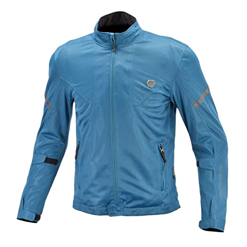 Rakuten - [Komine] バイク用 JK-1623 プロテクトフルメッシュジャケット ネオ 07-1623 メンズ Mallard Blue 2XL