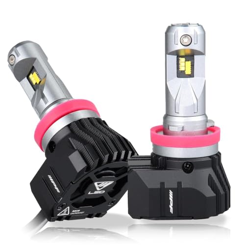 Rakuten - M's Basic by IPF フォグランプ LED 車用 H8 H11 H16 4600lm 2色切替 6500K⇔2400K ホワイト⇔ディープイエロー 12V 24V兼用 2本入 車検対応 ドライバーユニット別体型 冷却ファン内蔵 ノイズ対策済
