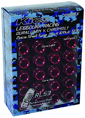 Rakuten - KYO-EI(協永産業) LEGGDURA RACING Shell Type Lock & Nut Set(RL53) レデューラレーシングシェルタイプナット(ロック&ナットセット) M12×P1.25レッド RL53-13R