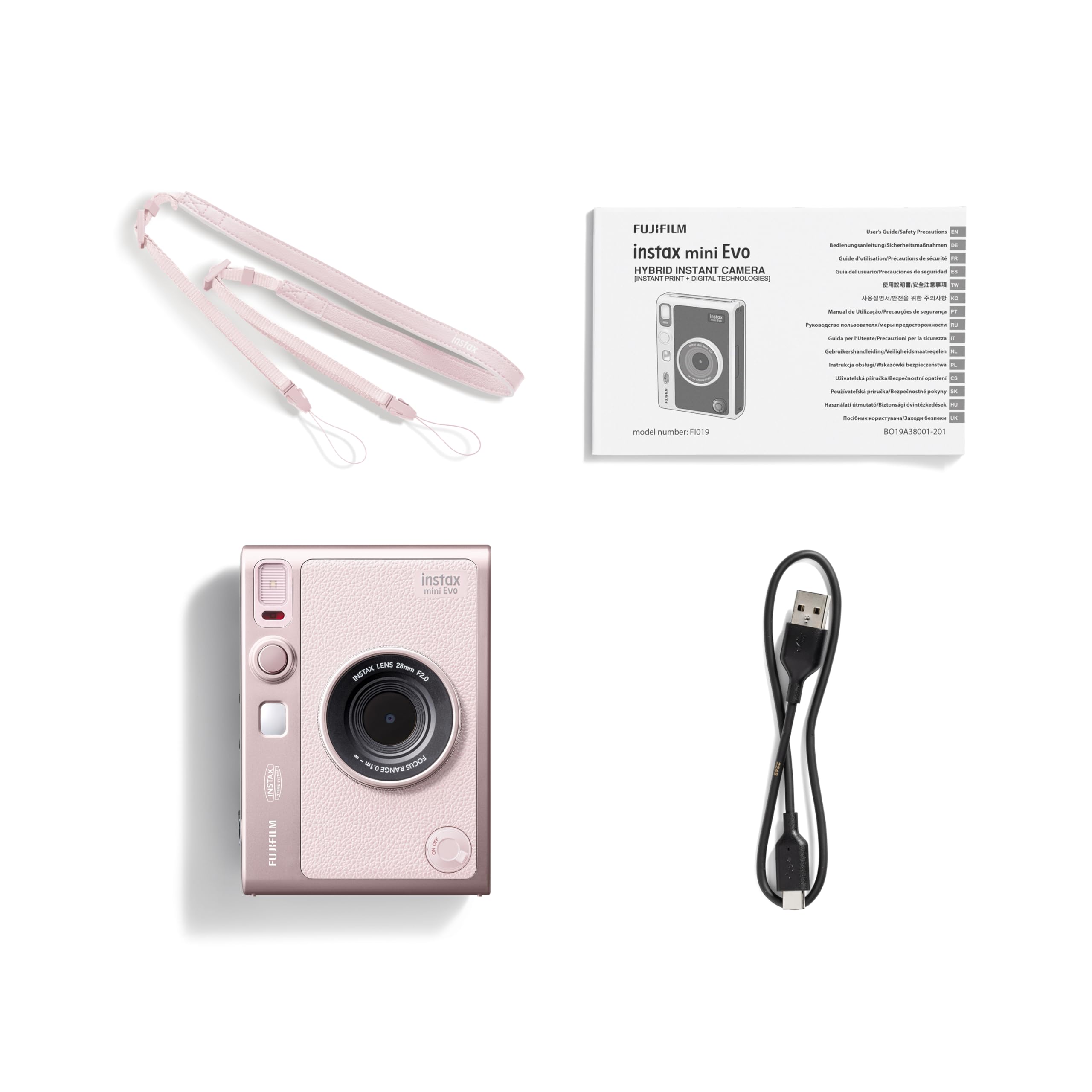 楽天市場】instax mini evo pinkの通販
