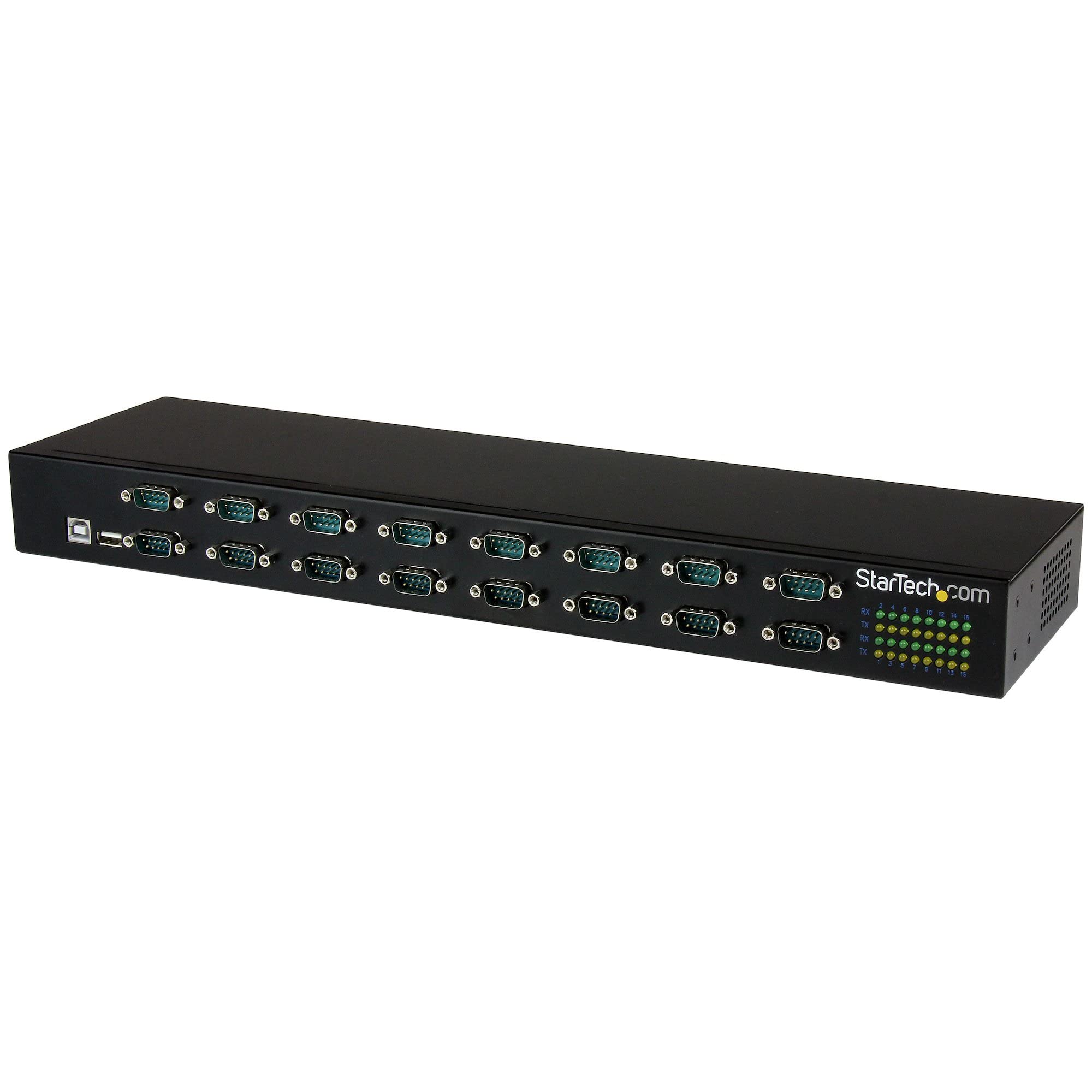 Rakuten - StarTech.com USB - 16ポートシリアルRS232C変換ハブ 16x シリアルD-Sub 9ピンハブ デイジーチェーン機能 ラックマウント対応 ICUSB23216FD