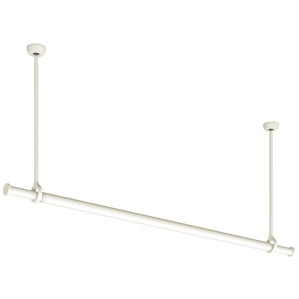 Rakuten - トーソー ランドリーバー LB-1 セット ホワイト 本体バーMサイズ(145・234cm) 吊りポール長さ25cm 物干し 洗濯 30020005