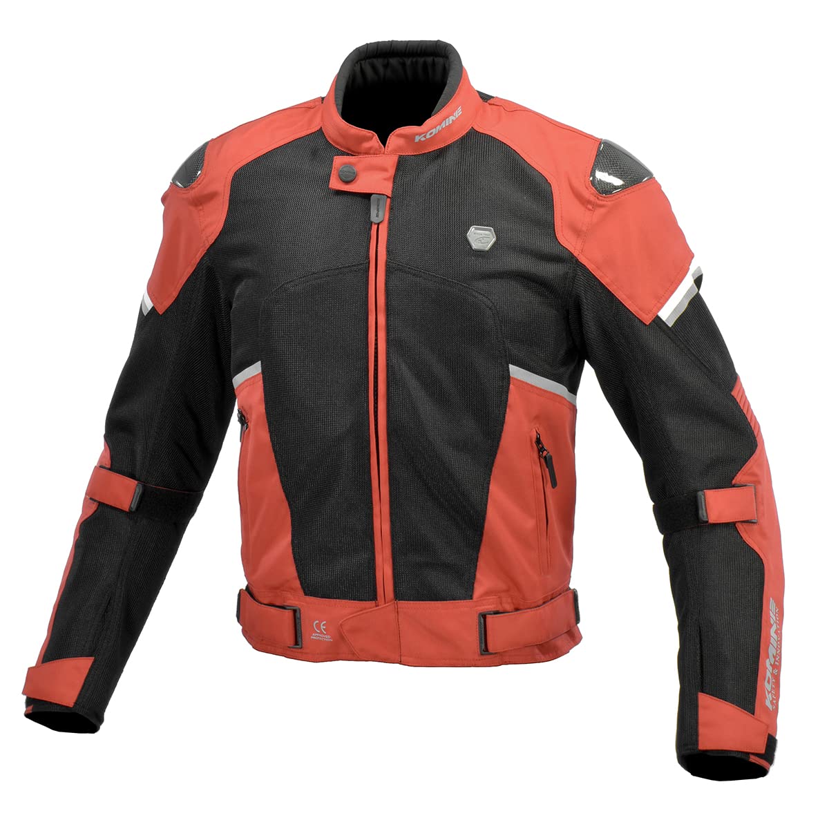 Rakuten - [KOMINE] バイク用 ジャケット JK-1573 プロテクトカーボンメッシュジャケット 07-1573 レディース Red Black WXL