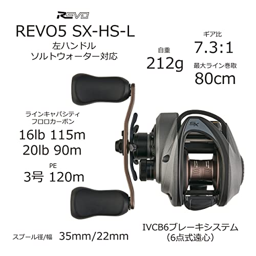 楽天市場】アブガルシア revo sx－hs－lの通販