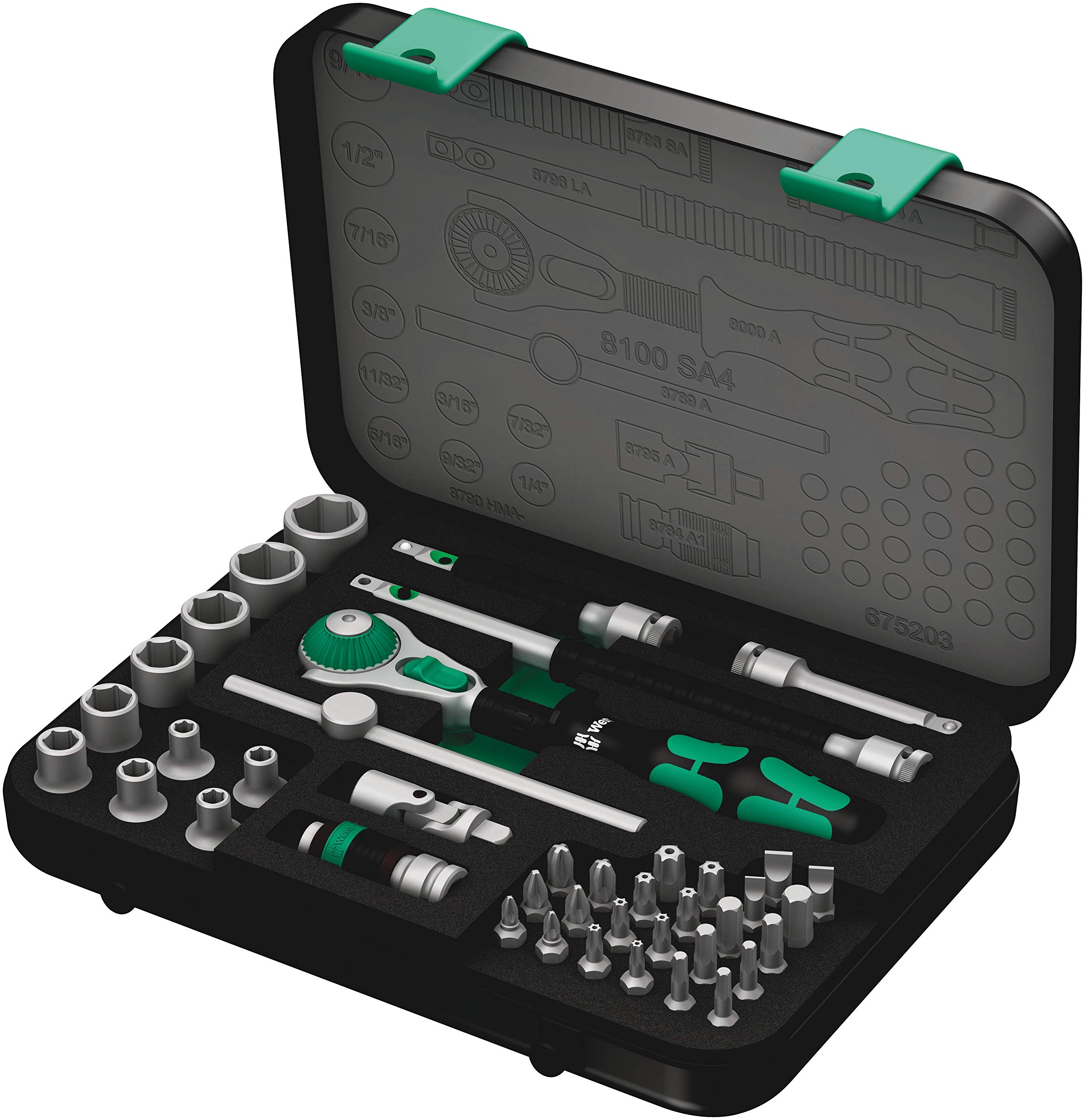 Rakuten - WERA ヴェラ 差込角1/4DR 41点組サイクロップソケットレンチセット 003535