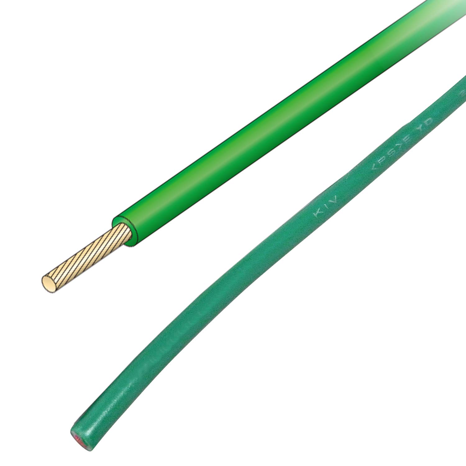 Rakuten - JAPPY 600V電気機器用ビニル絶縁電線 KIV 2.0SQ-JP 緑