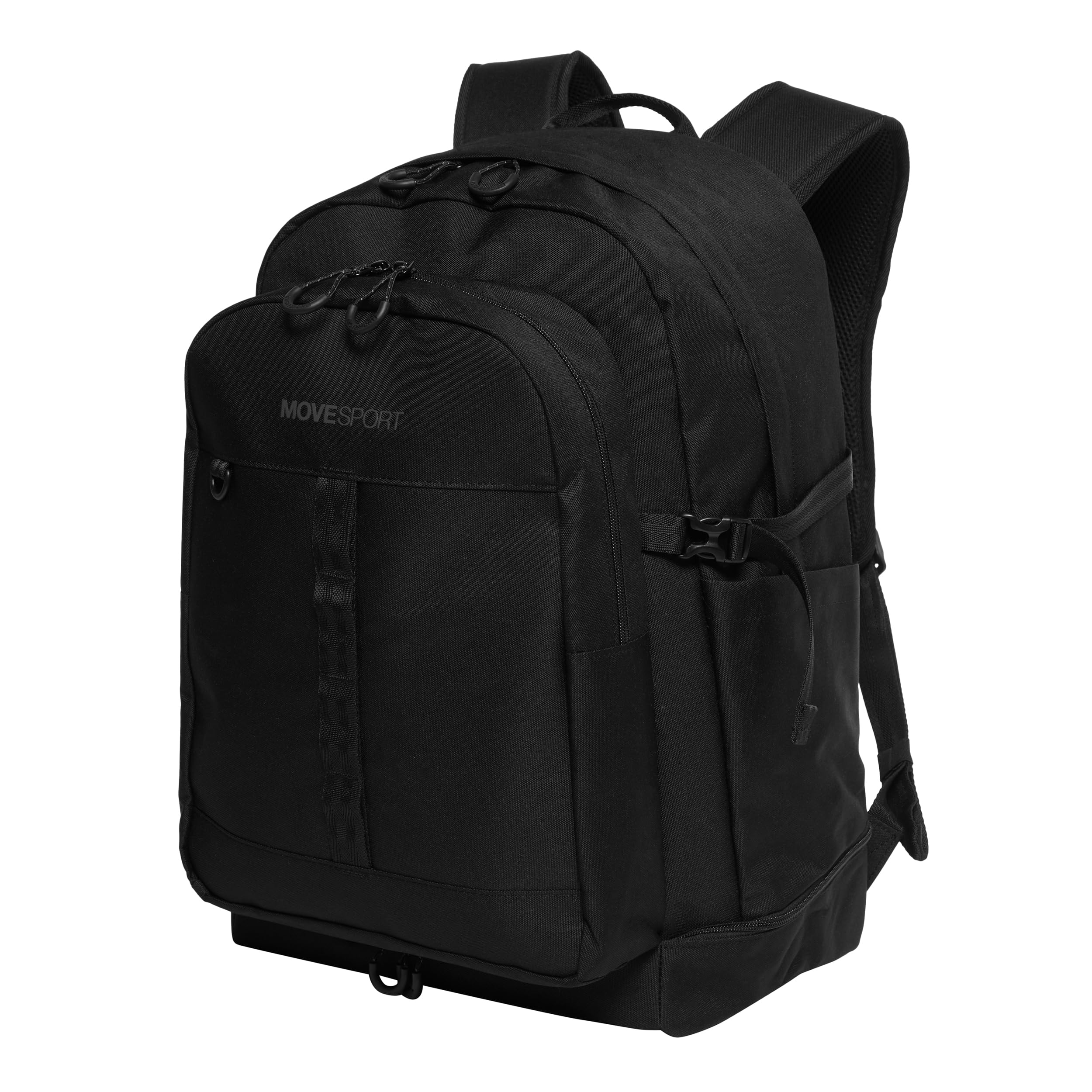 Rakuten - [ムーブスポーツ] バックパック デサント リュック BREEZE FLOW PACK 40 大容量 40L はっ水 再帰反射 部分抗菌防臭 通勤 通学 ジム 出張 合宿 ST5FBP01U_BK00_F