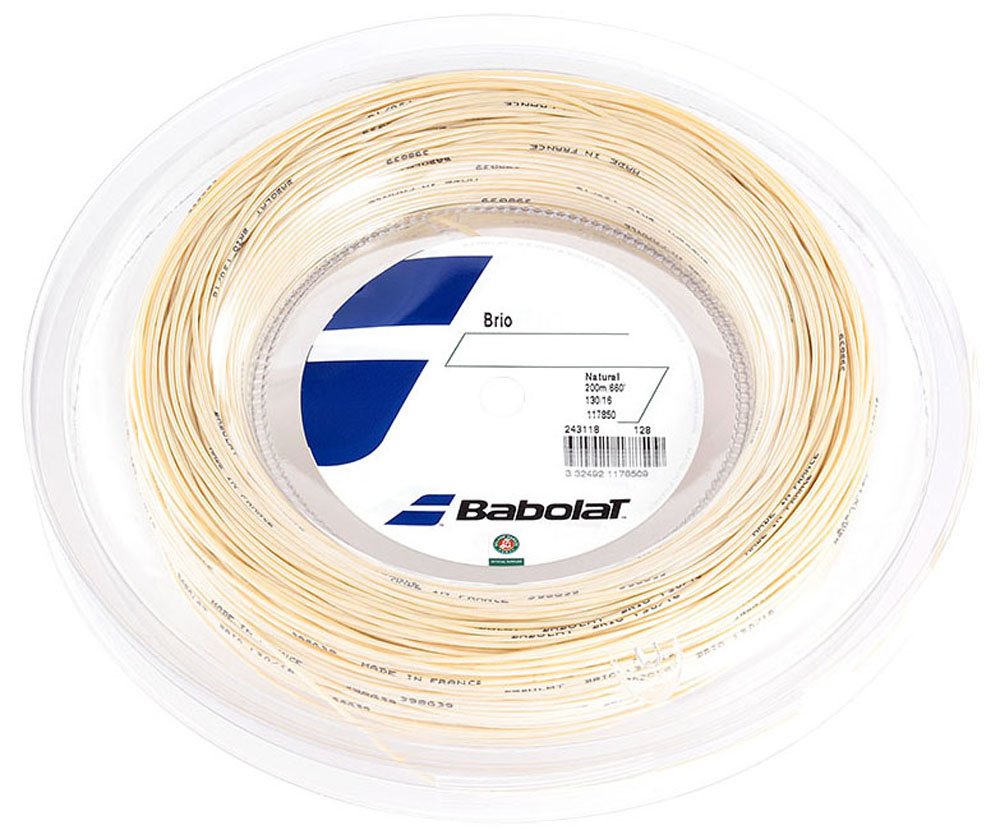Rakuten - バボラ(Babolat) 硬式テニス ストリング ブリオ 125/130/135 (200m) BA243118 ナチュラル 130