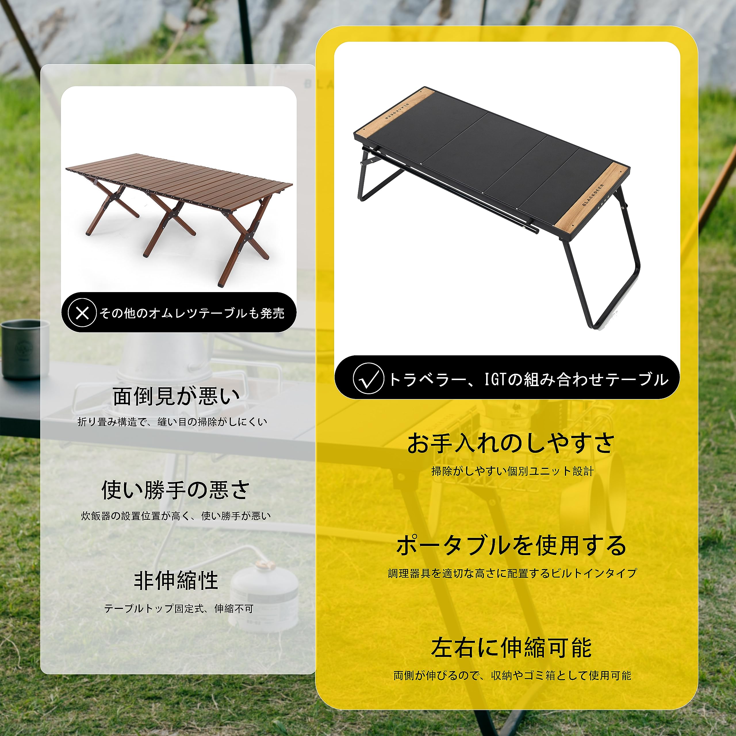 楽天市場】blackdeer テーブルの通販