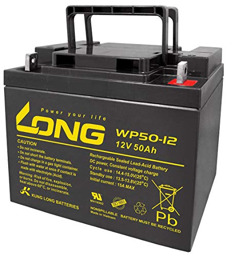 LONG 12V 50Ah 高性能 シールドバッテリー WP50-12 WP50-12