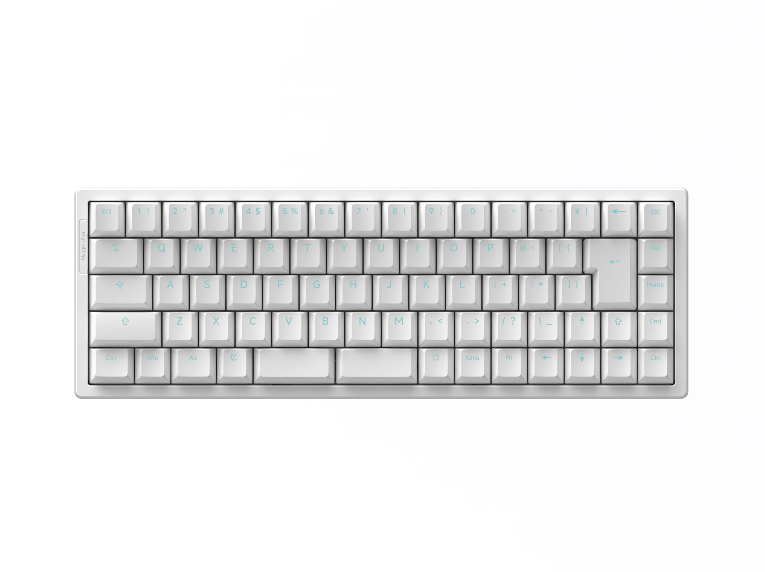 LUMINKEY Magger 68 HE Ultra 日本語配列 LuxWhite 日本正規代理店保証 ラピッドトリガー ゲーミングキーボード 分割スペースキー 73キー 自動キャリブレーション機能搭載 フルアルミ 8000hz RGB 有線USB 磁気